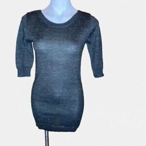 MinkPink sweater tunic with gold studs